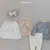 ［bebe holic］Wave sleeve tee