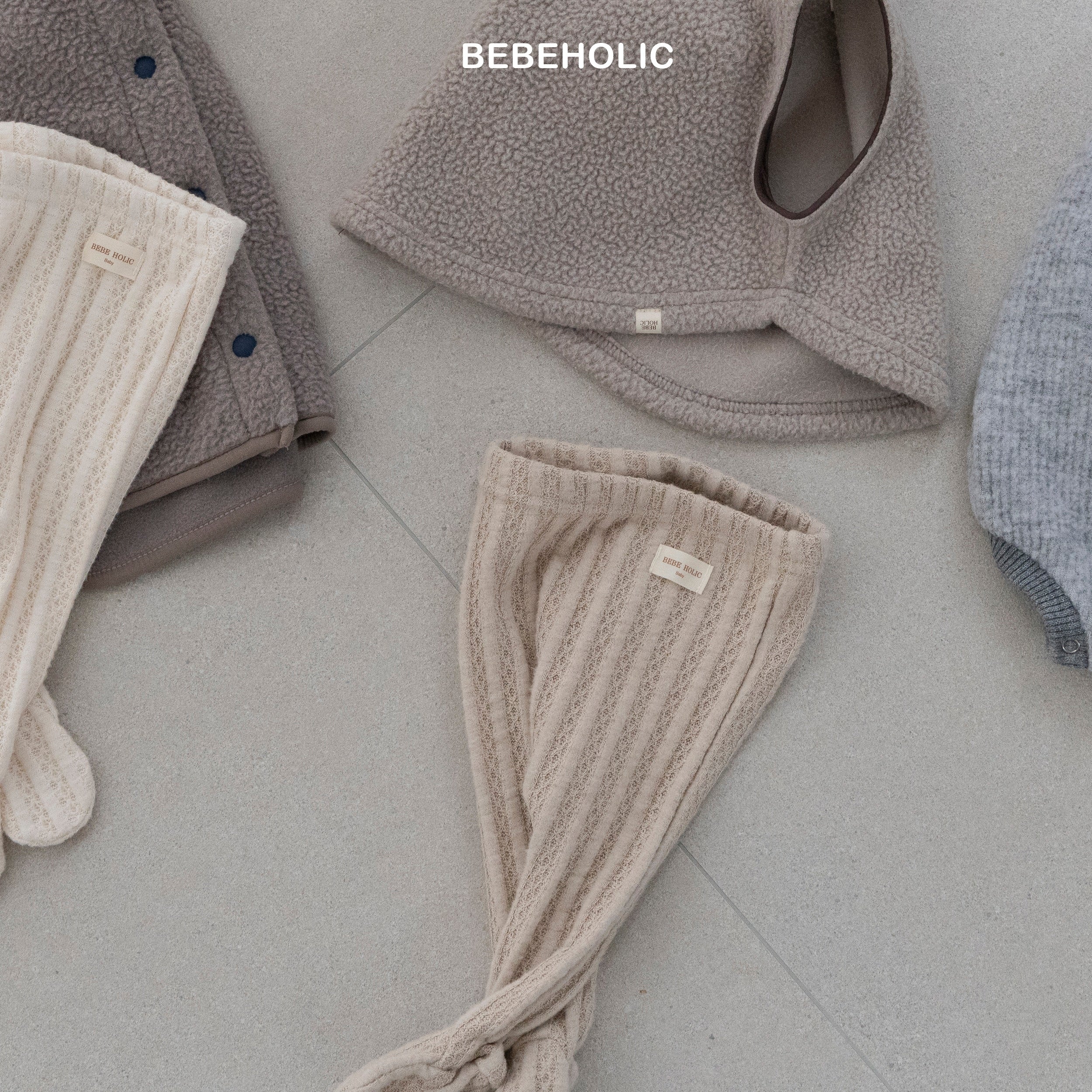 ［bebe holic］Leder foot leggings