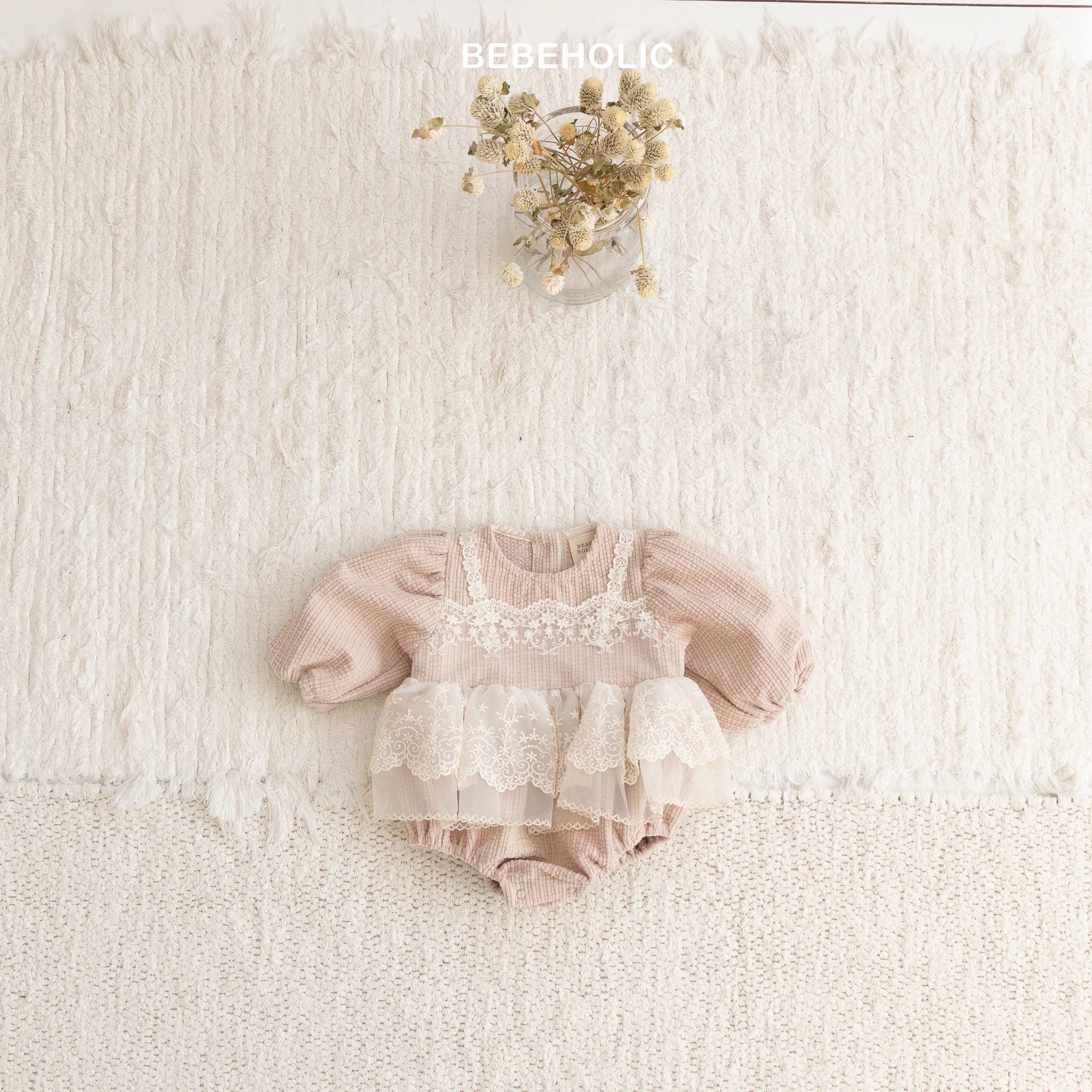 ［bebe holic］Benny layered rompers