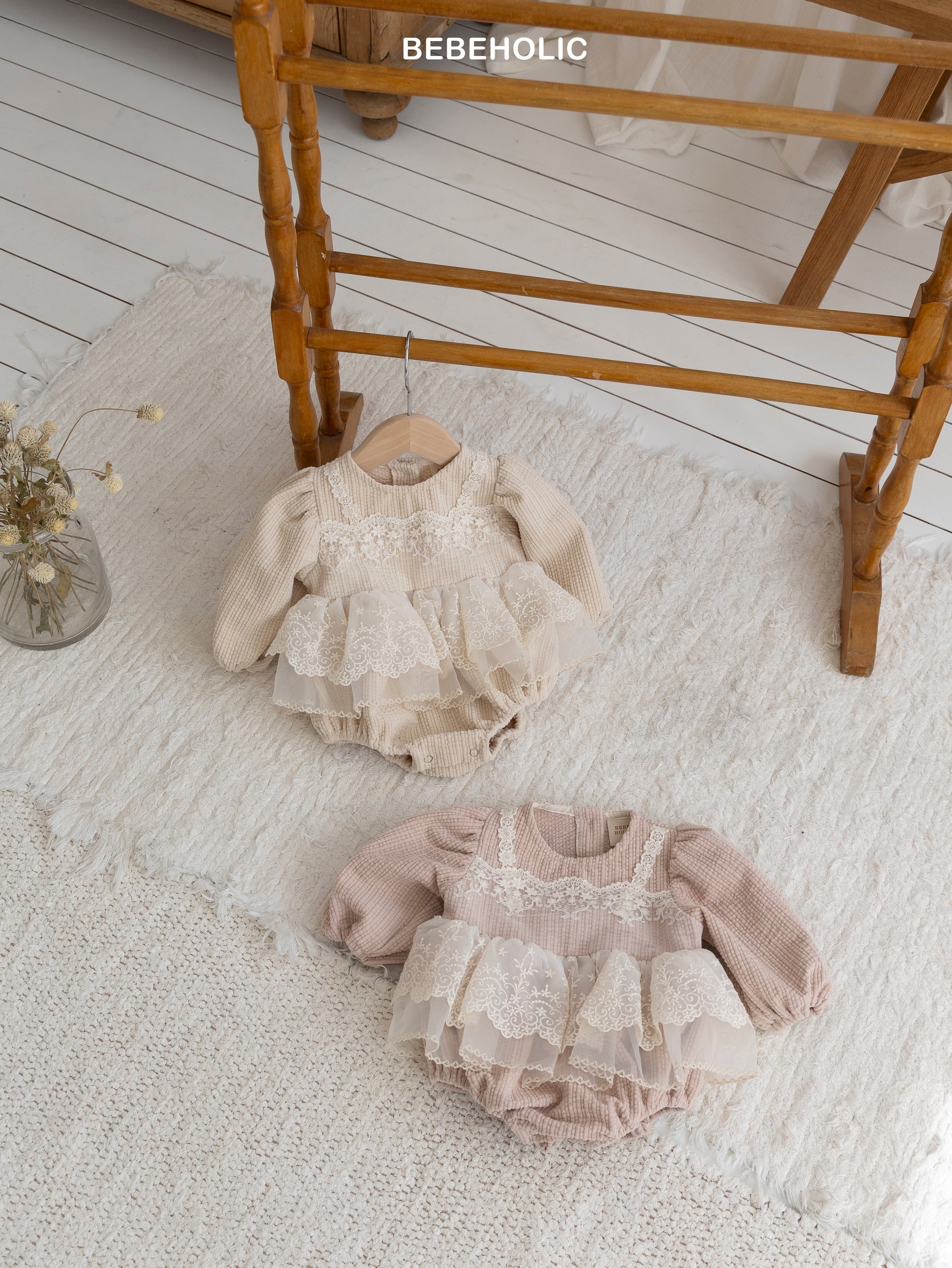 ［bebe holic］Benny layered rompers