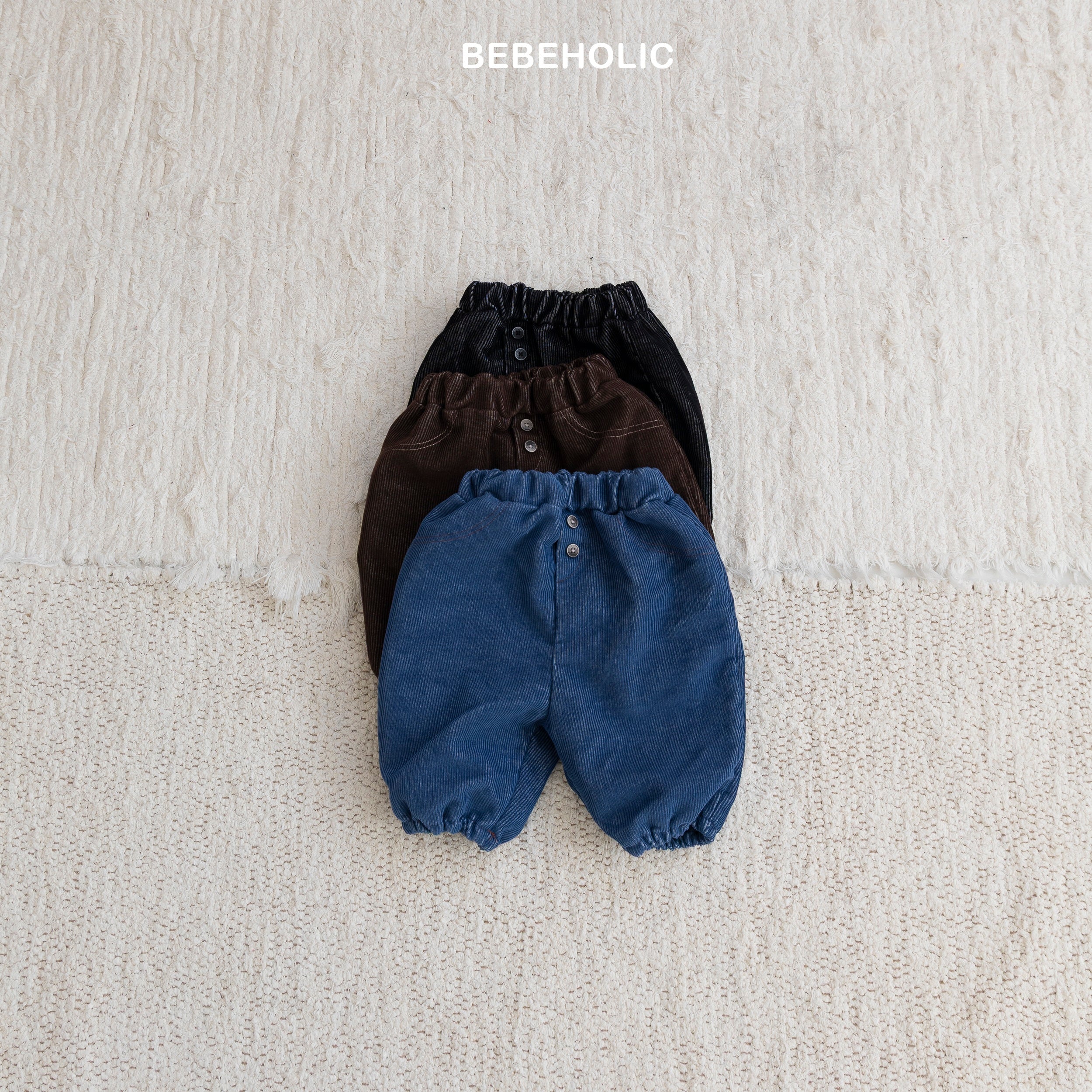 ［bebe holic］Circle rib pants