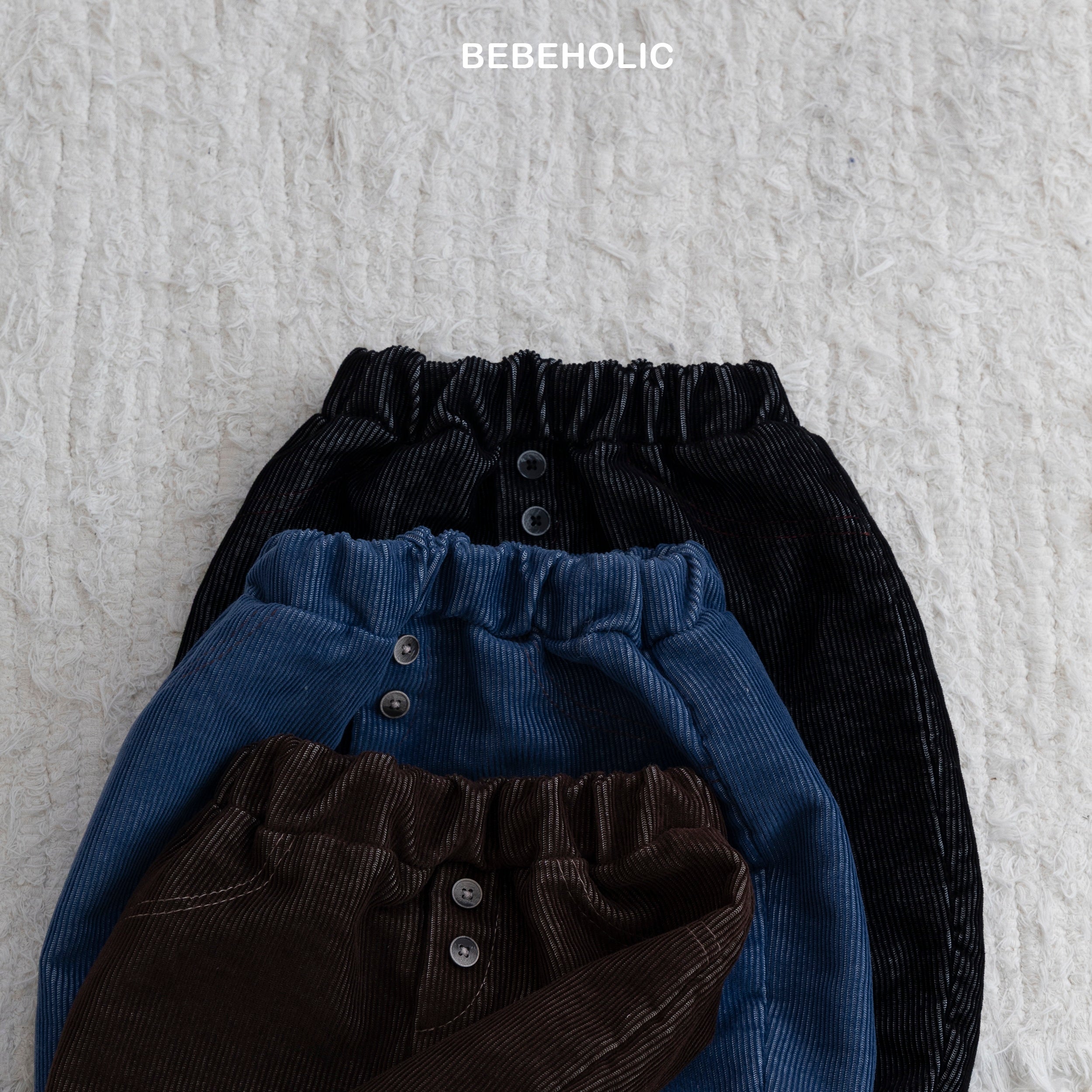 ［bebe holic］Circle rib pants