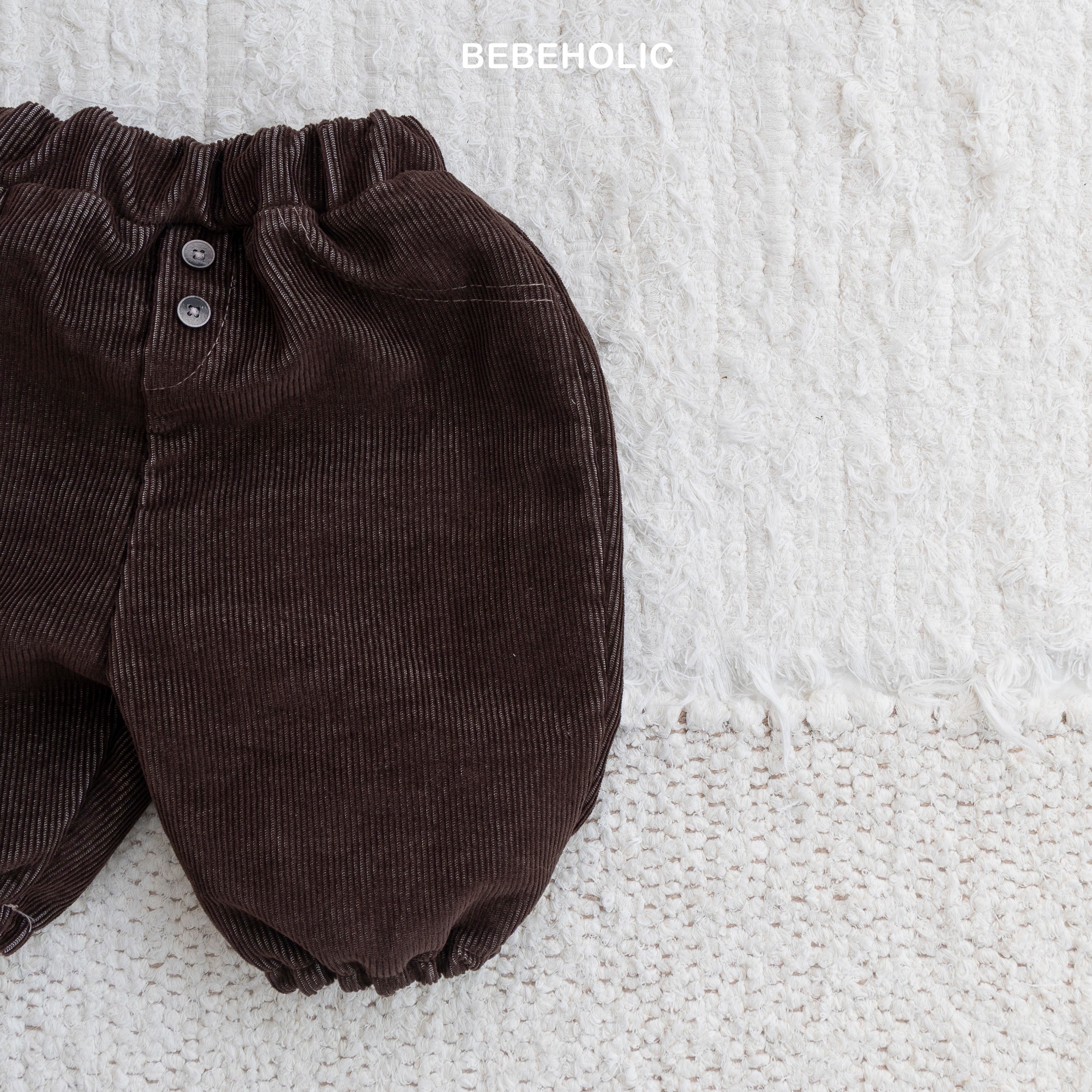 ［bebe holic］Circle rib pants