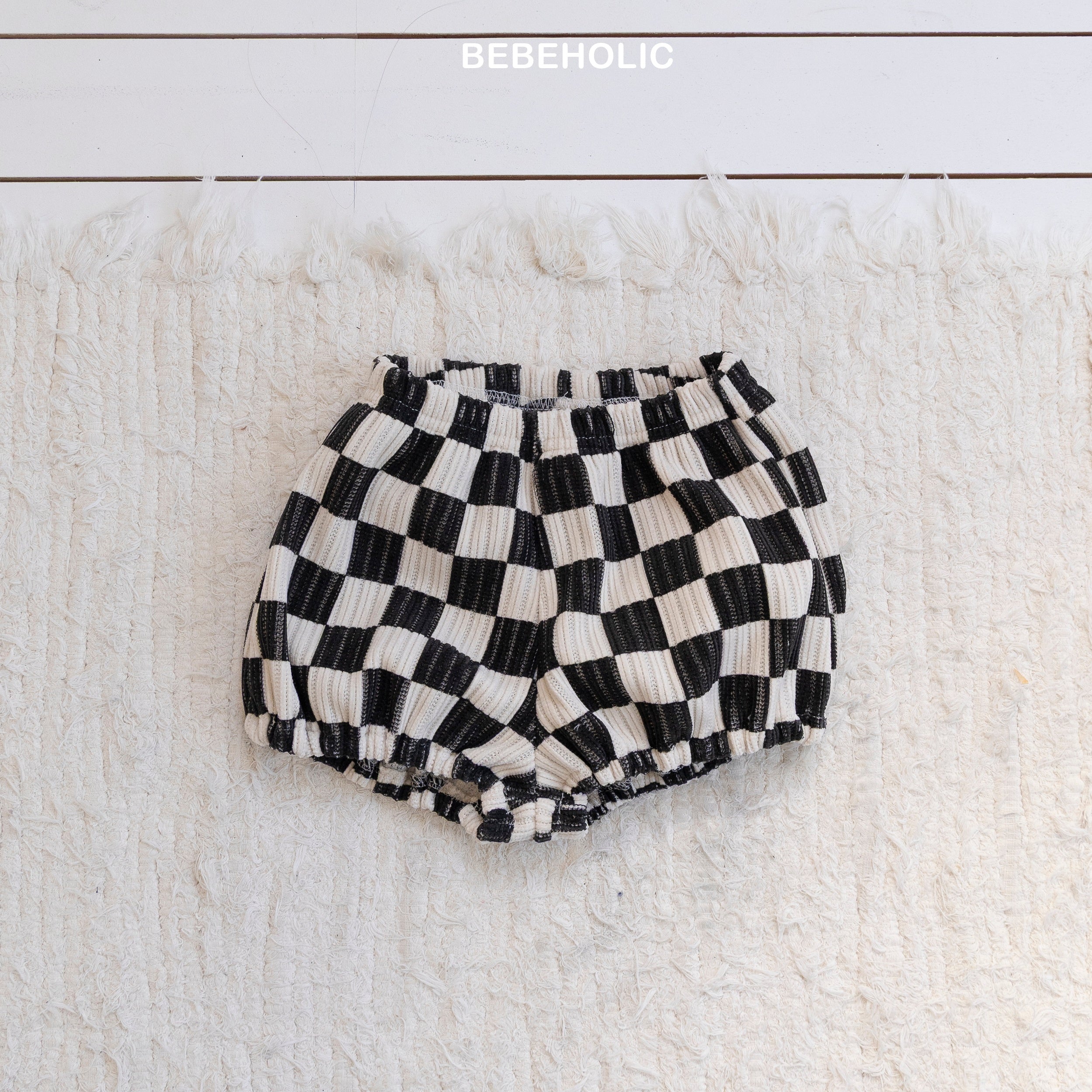 ［bebe holic］Darts check pants