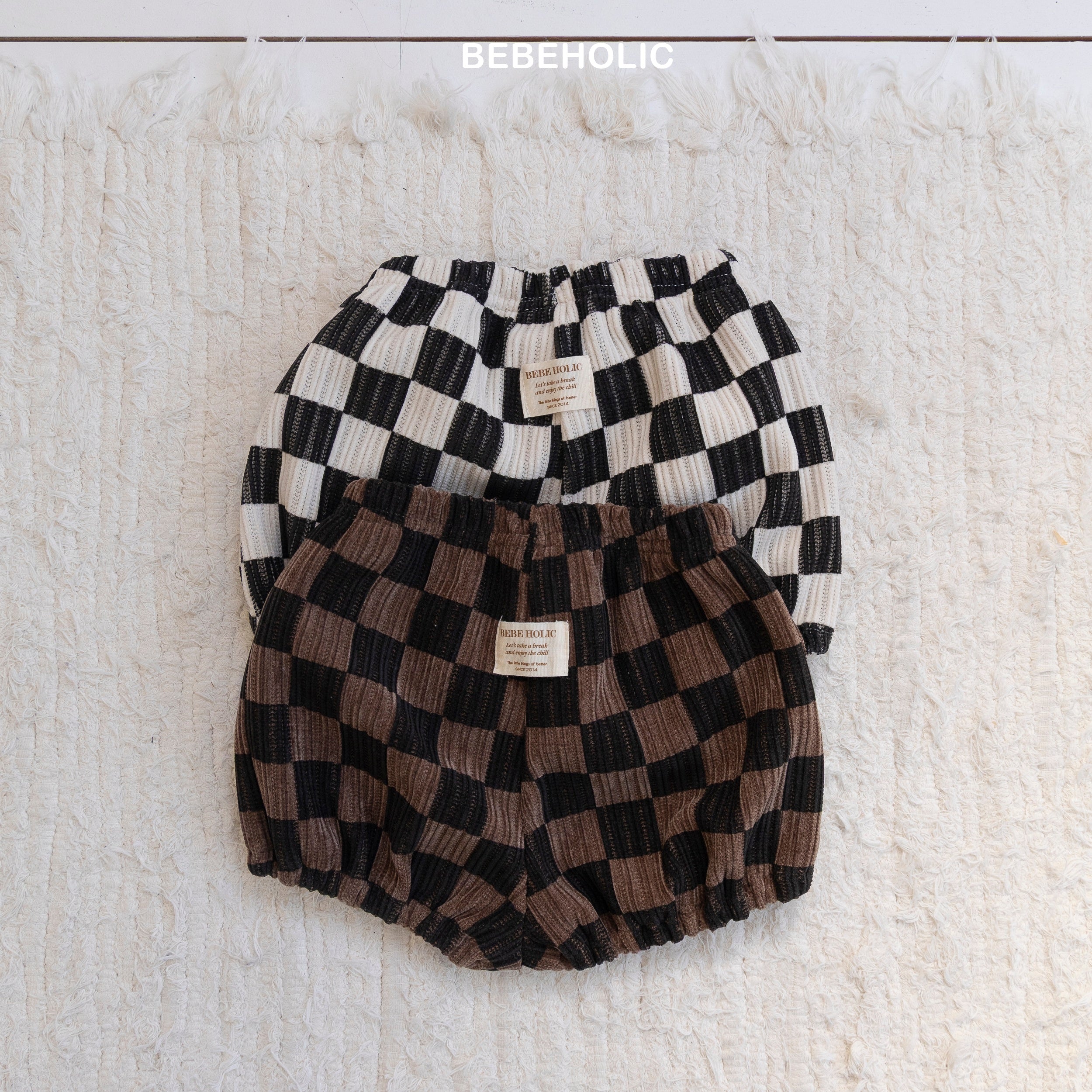 ［bebe holic］Darts check pants