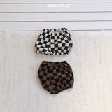 ［bebe holic］Darts check pants