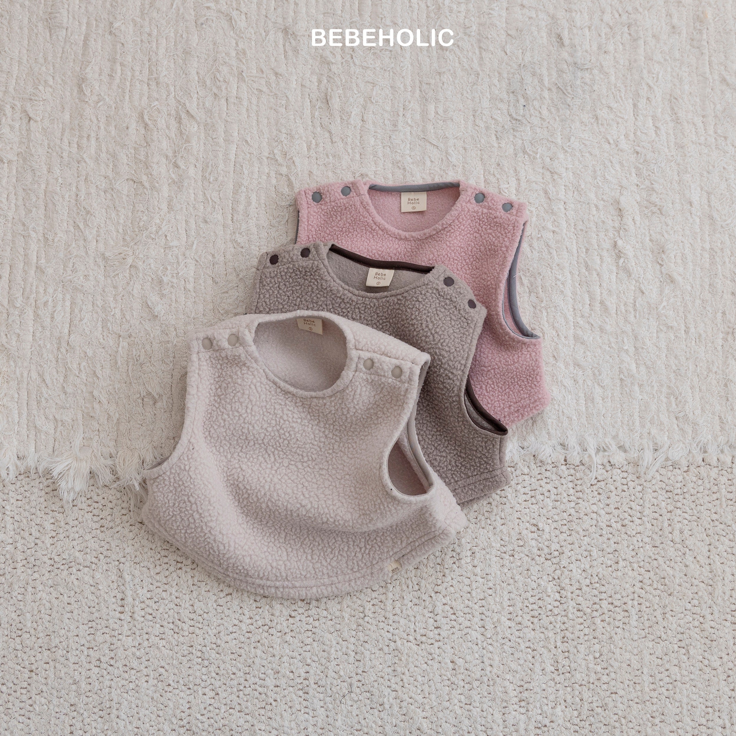 ［bebe holic］Popcorn warm vest