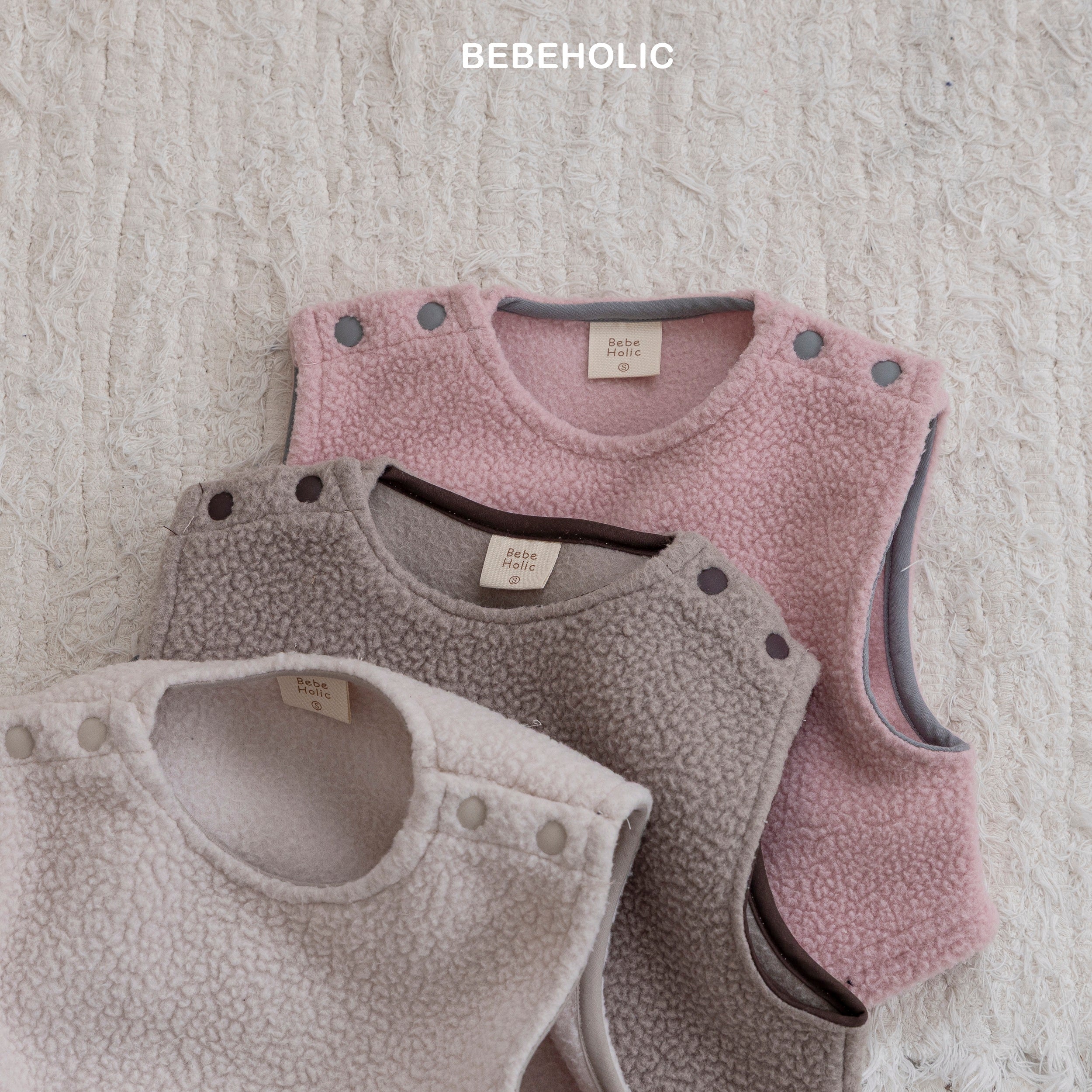 ［bebe holic］Popcorn warm vest