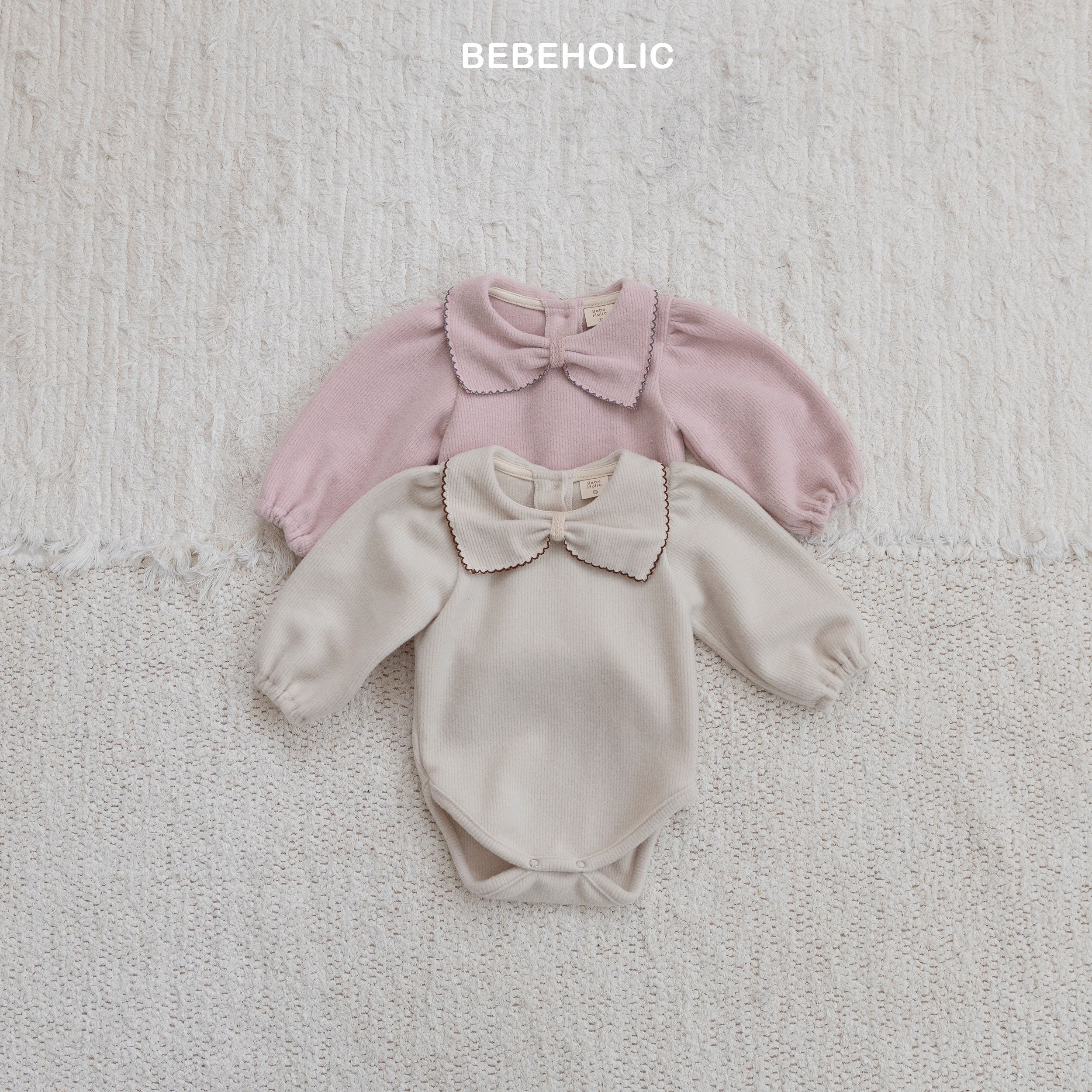 ［bebe holic］Pollin ribbon rompers