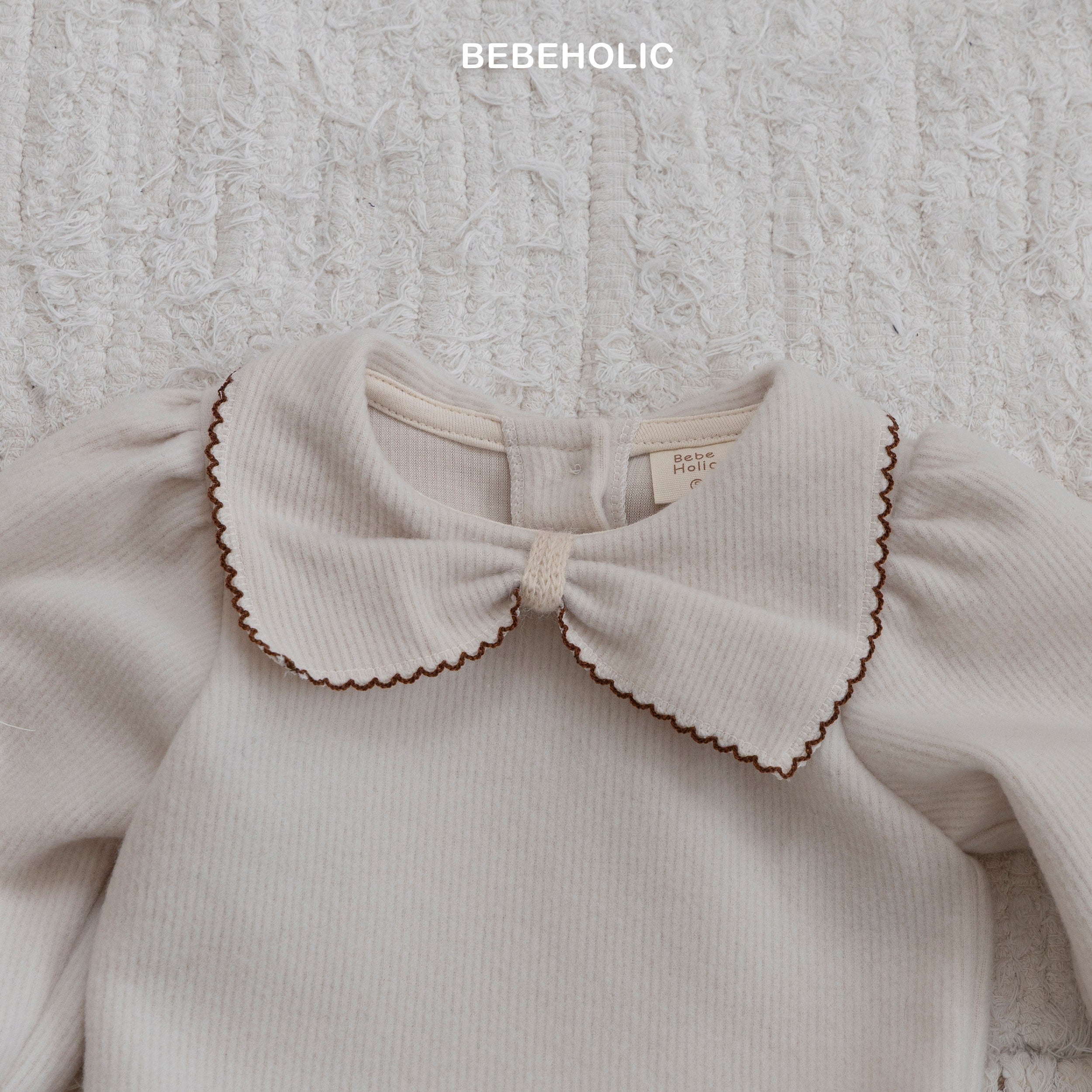 ［bebe holic］Pollin ribbon rompers