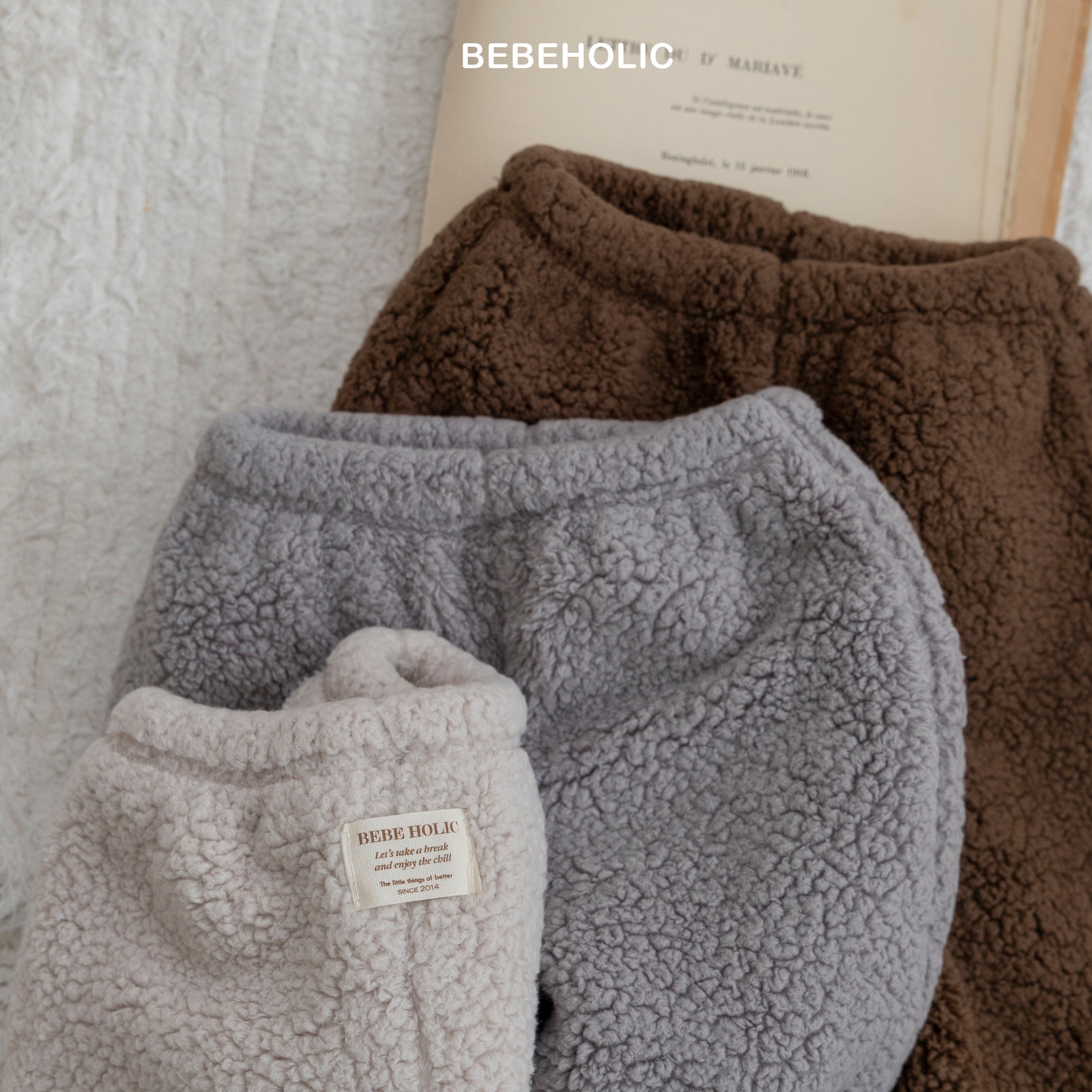 ［bebe holic］Port boa pants