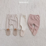 ［bebe holic］Pompom foot leggings