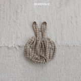 ［bebe holic］Crunch check suspender bloomer