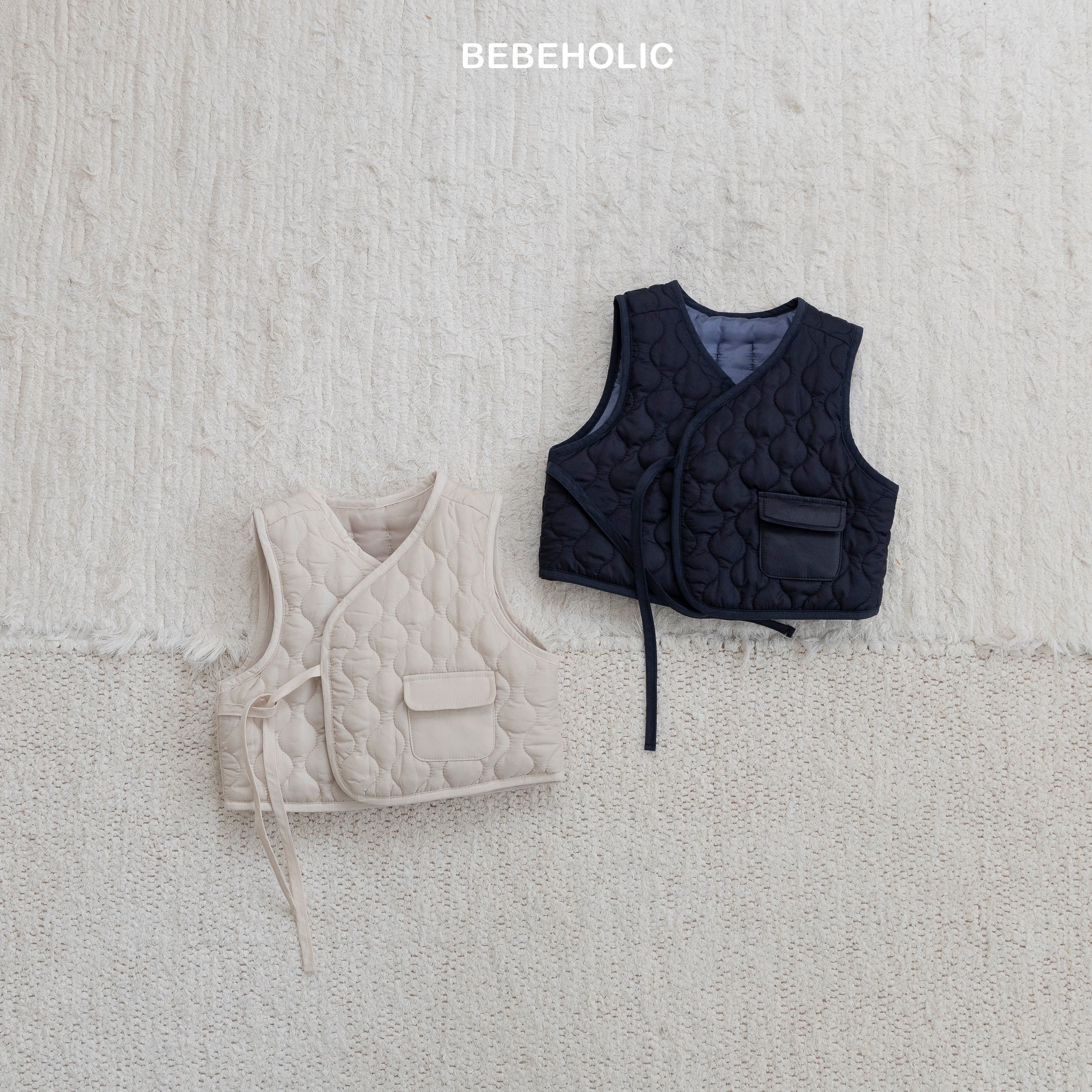 ［bebe holic］Quilting vest