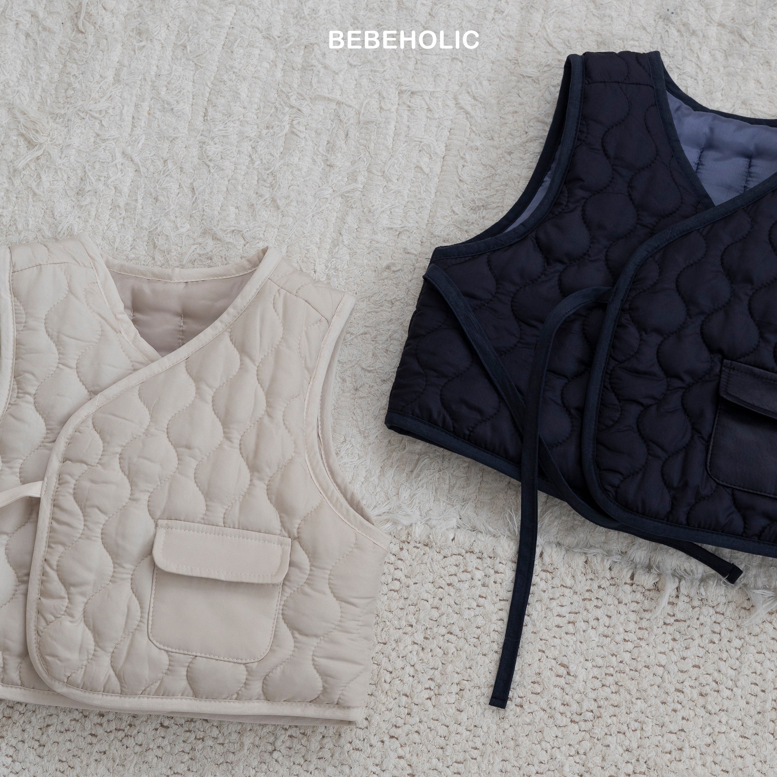 ［bebe holic］Quilting vest