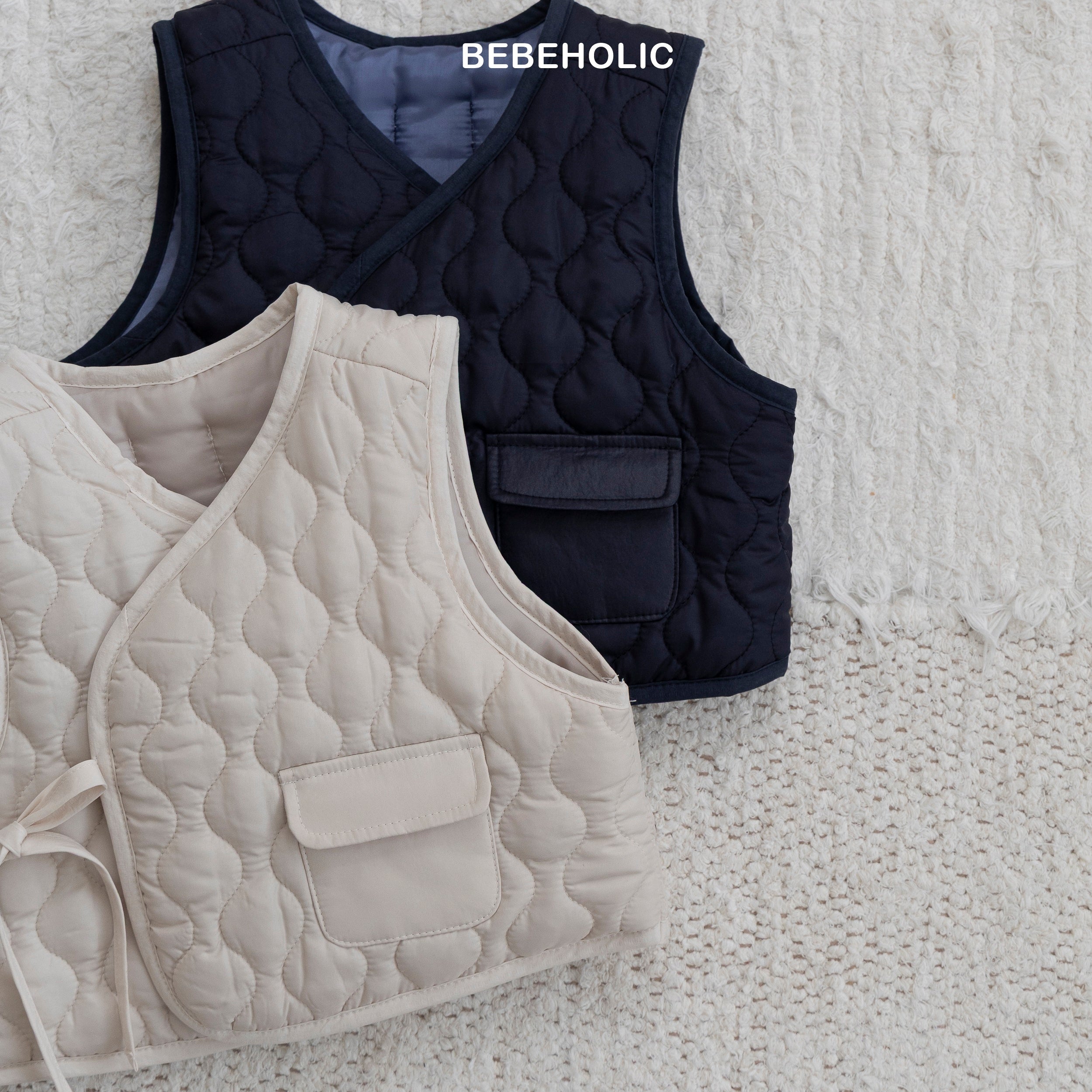 ［bebe holic］Quilting vest