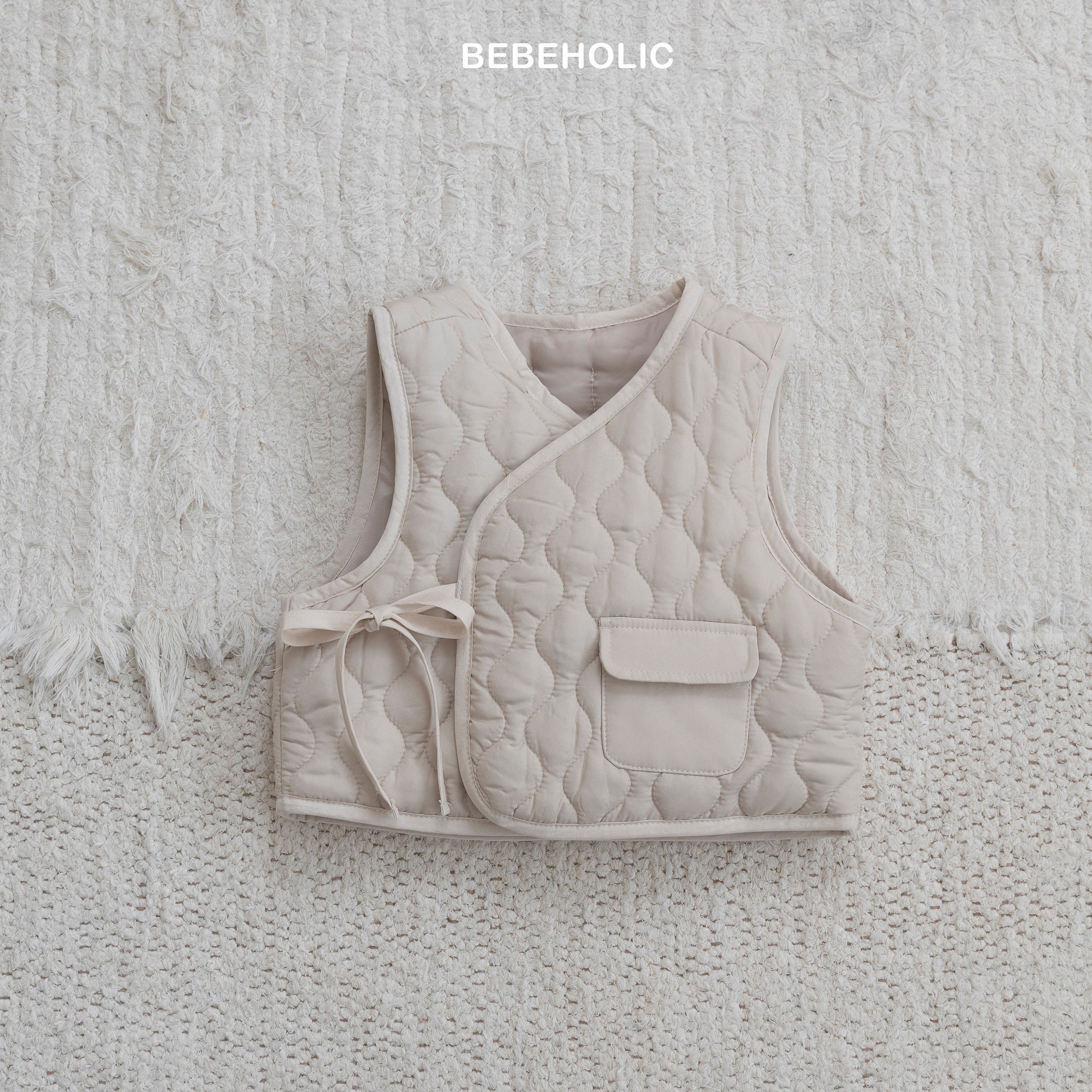［bebe holic］Quilting vest
