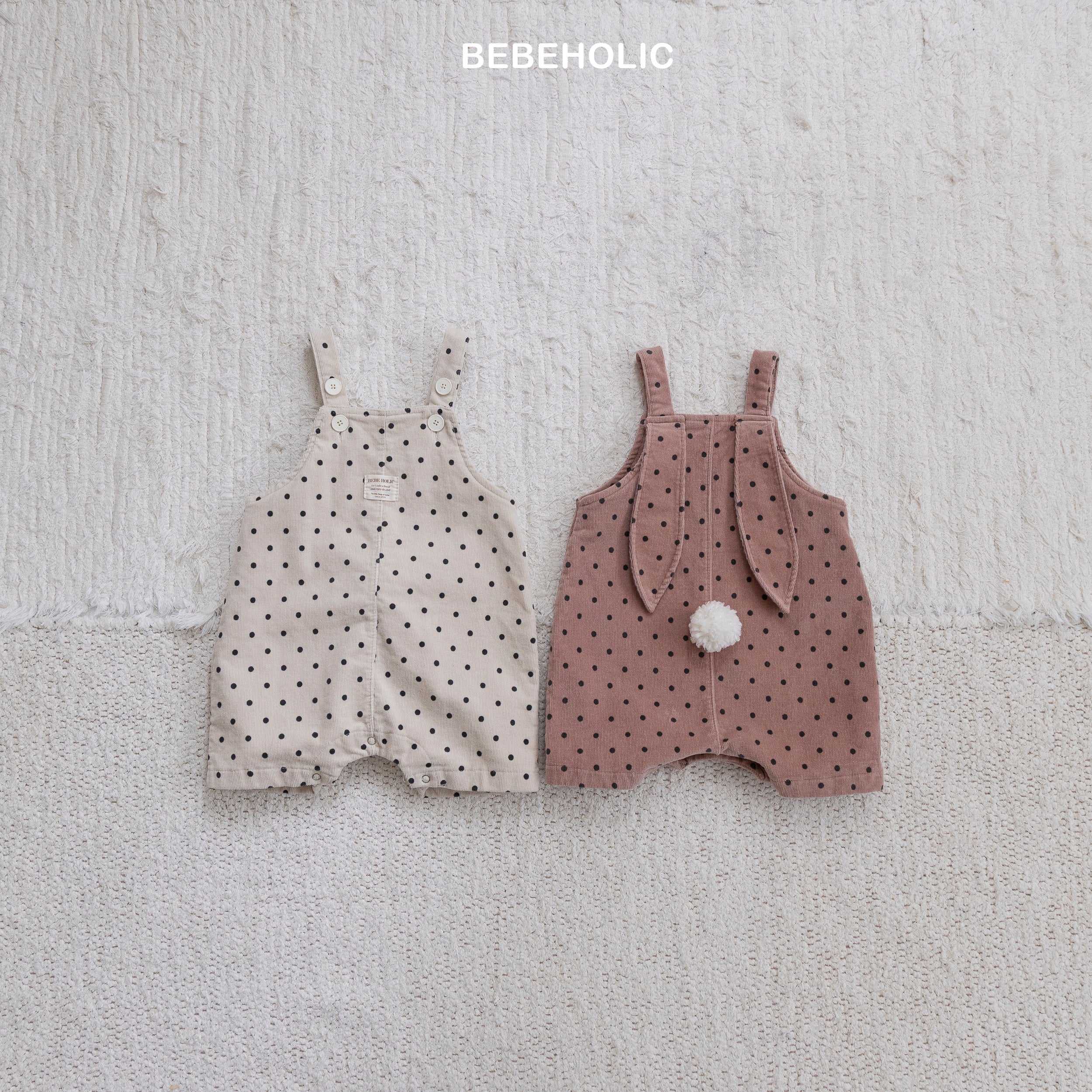 ［bebe holic］Rabbit suspender suit