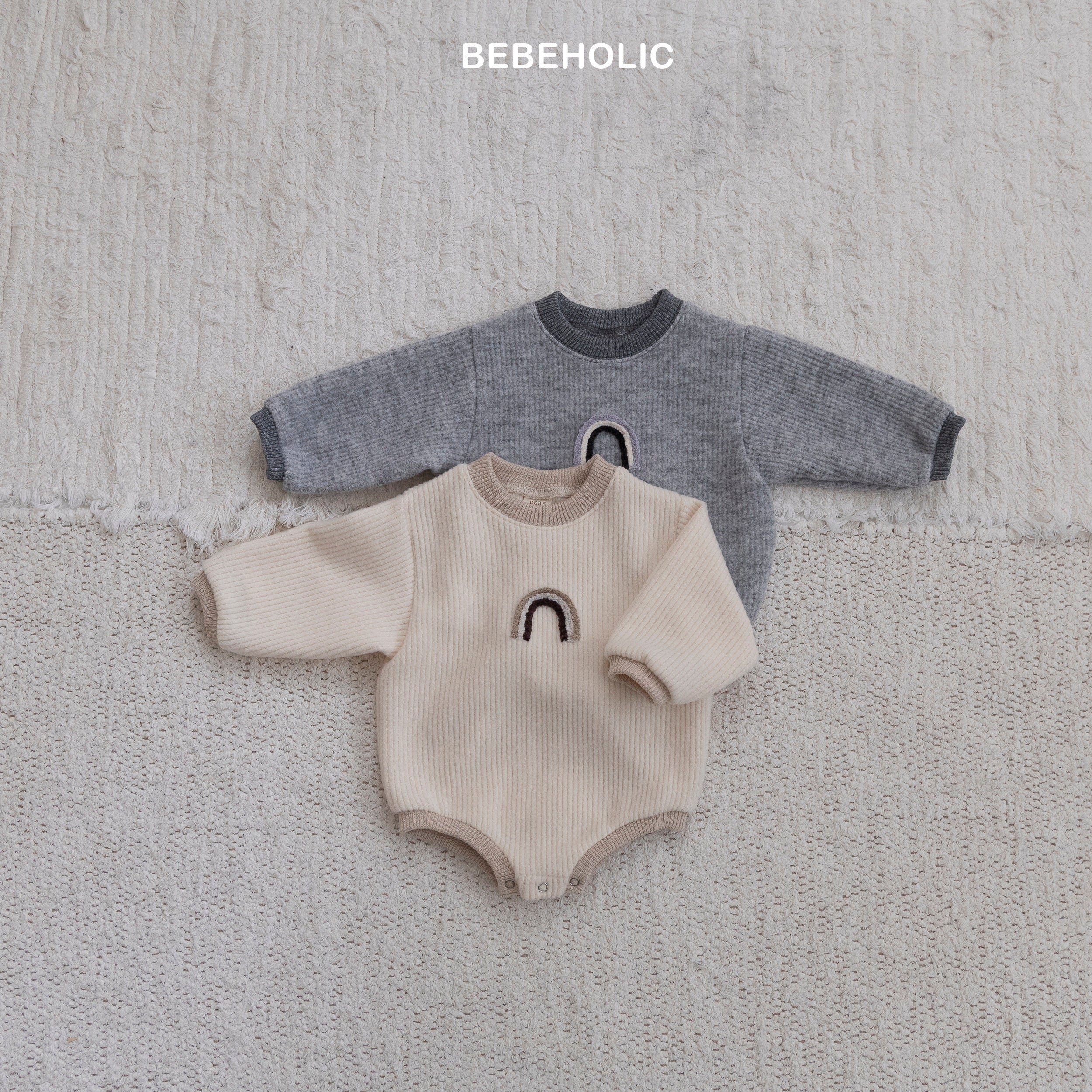 ［bebe holic］Rainbow rompers