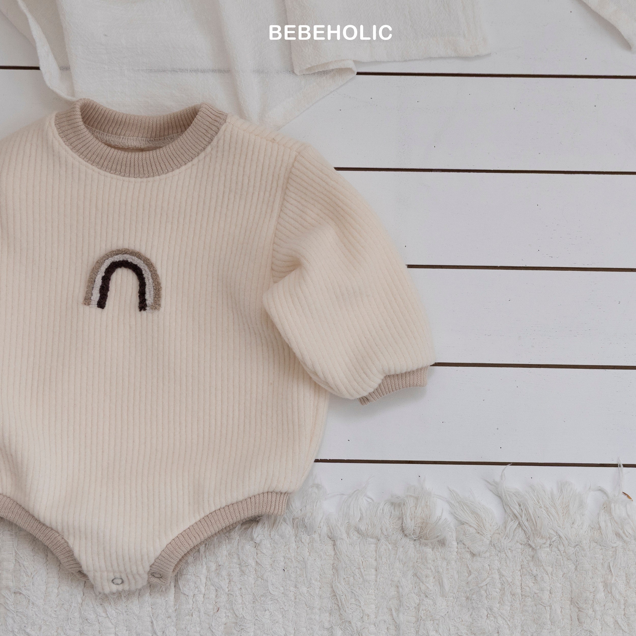 ［bebe holic］Rainbow rompers