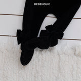 ［bebe holic］Ribbon foot leggings