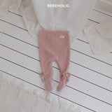 ［bebe holic］Ribbon foot leggings