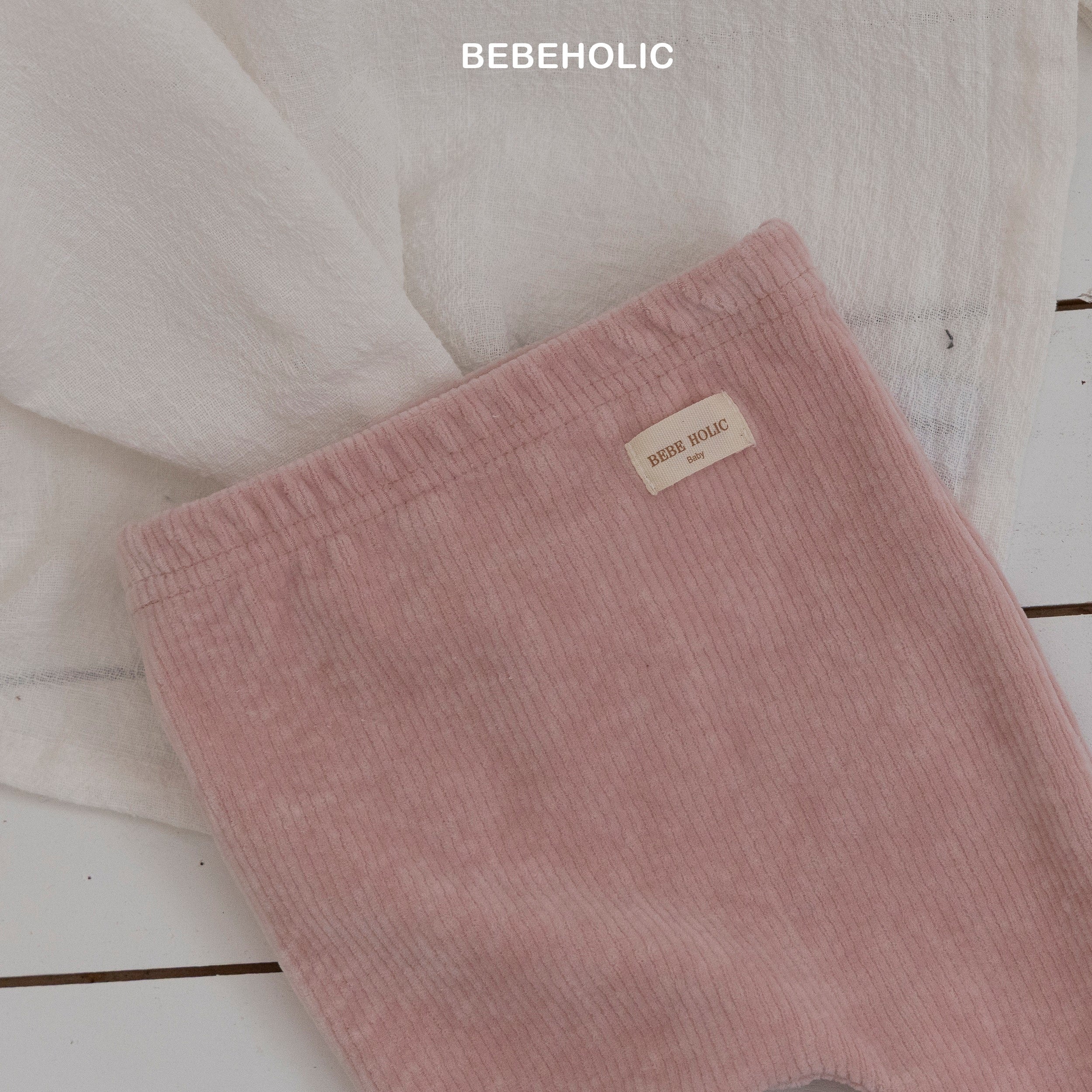 ［bebe holic］Ribbon foot leggings