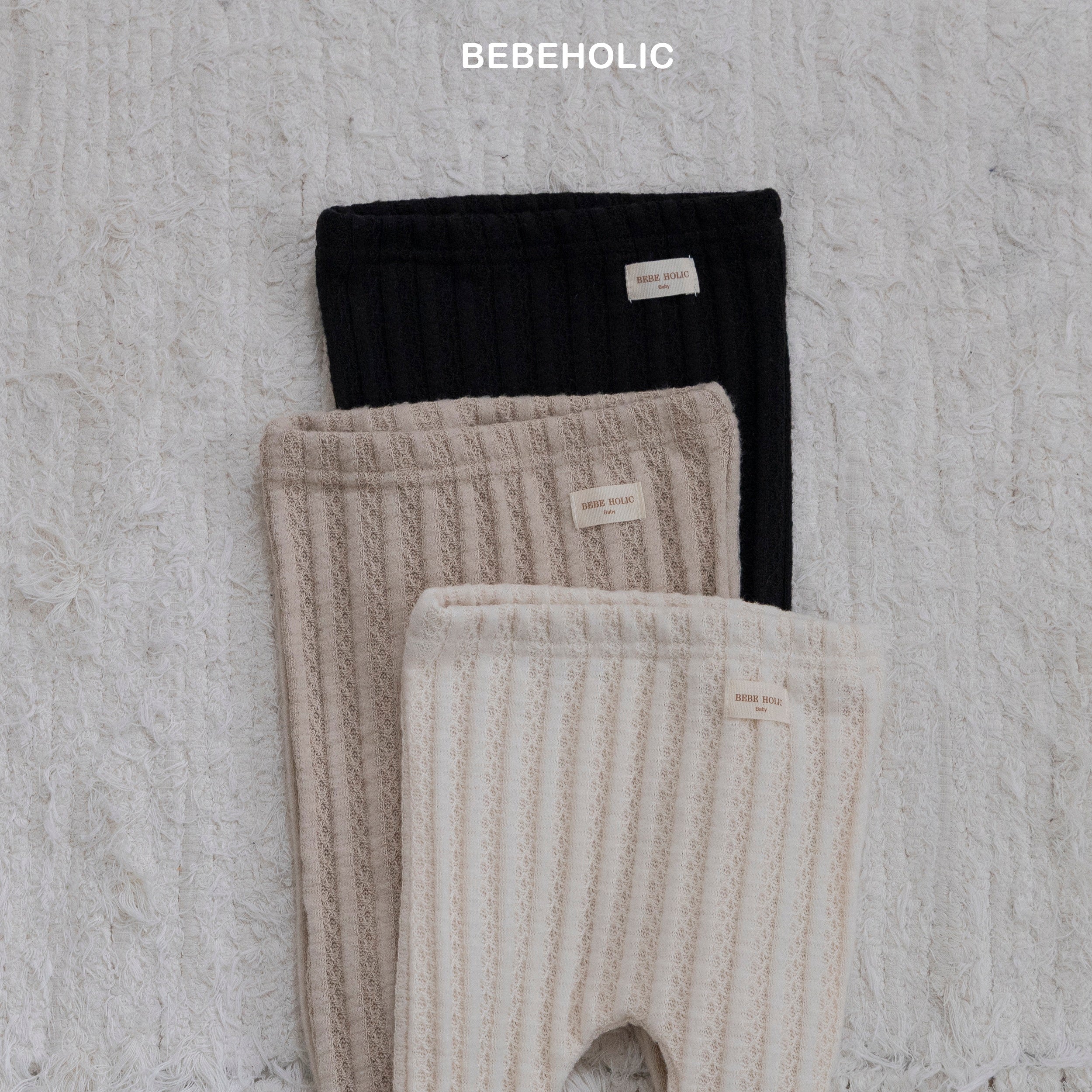 ［bebe holic］Leder foot leggings