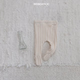 ［bebe holic］Leder foot leggings