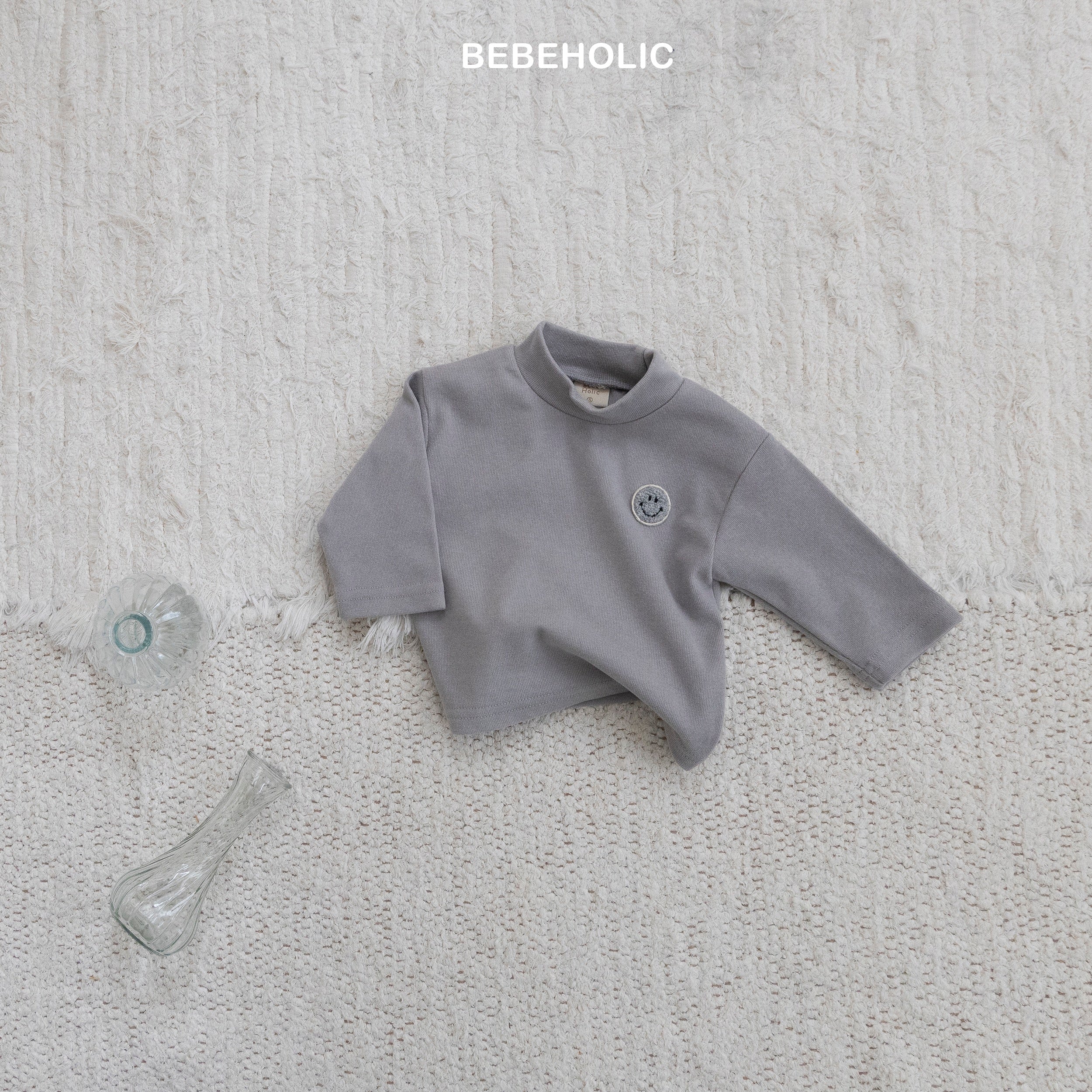 ［bebe holic］Smile halfneck tops