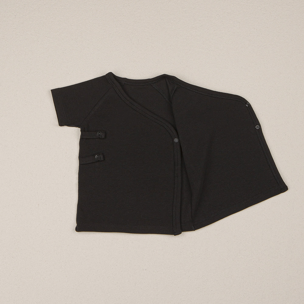 ［peekaboo］Ribbon newborn set (short sleeve)