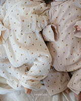 ［peekaboo］Moss newborn bodysuit set