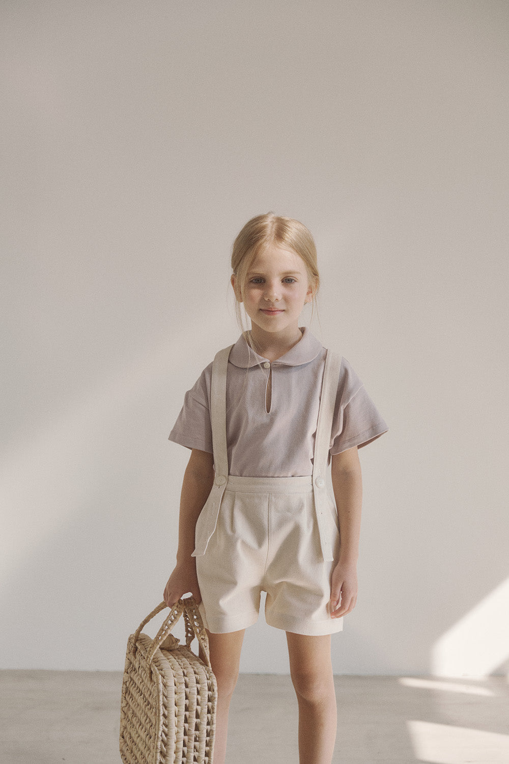 ［inné］Suspender short pants
