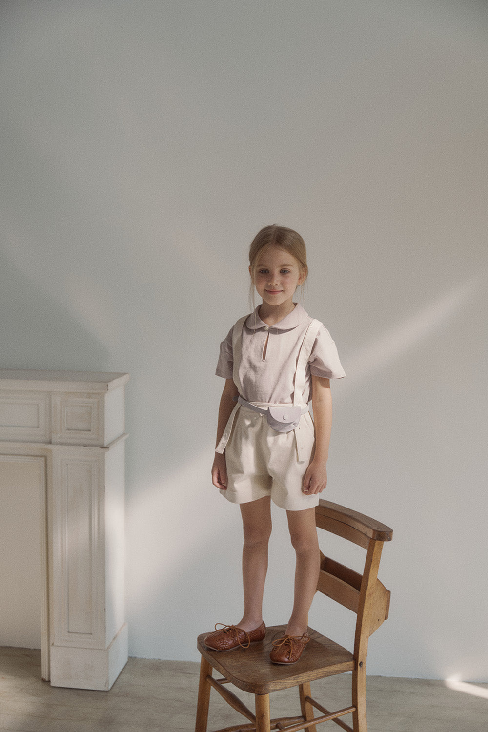 ［inné］Suspender short pants