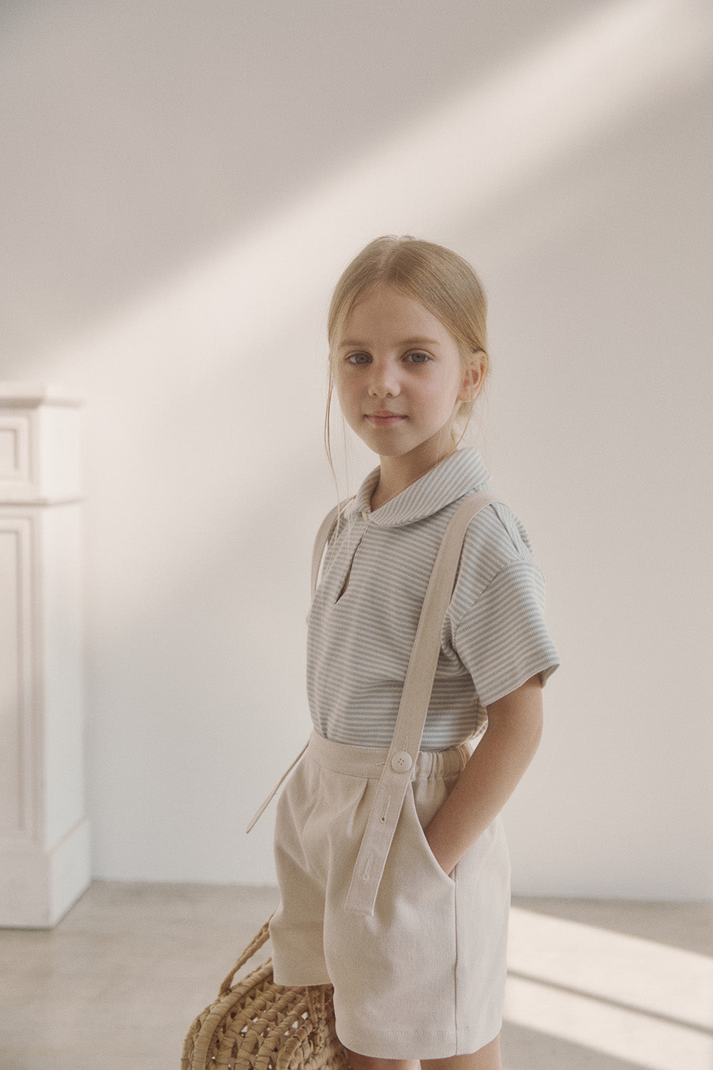 ［inné］Suspender short pants