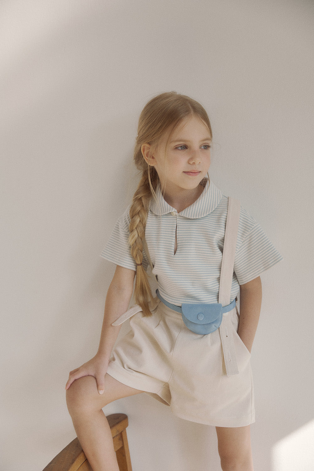 ［inné］Suspender short pants