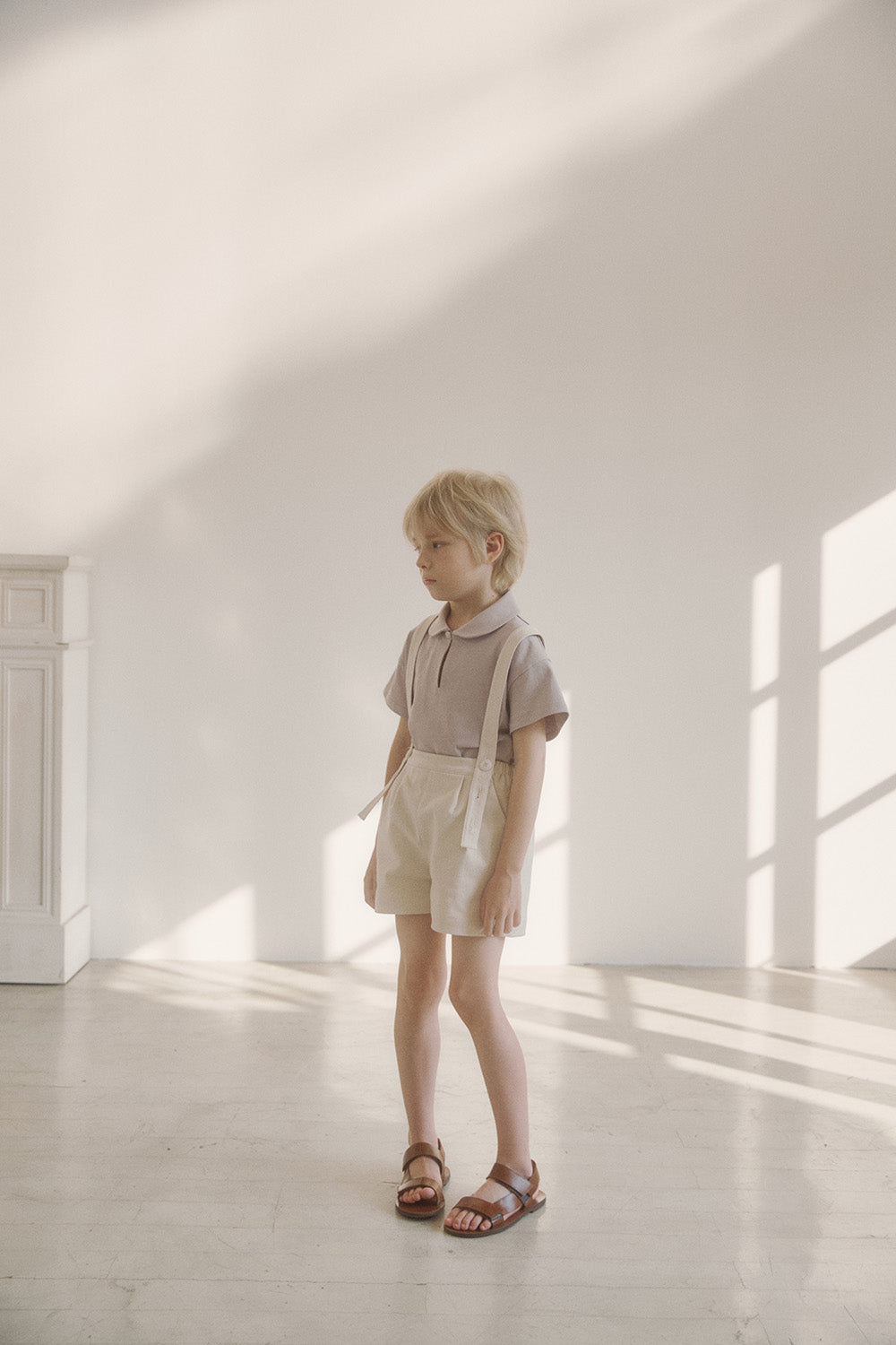 ［inné］Suspender short pants
