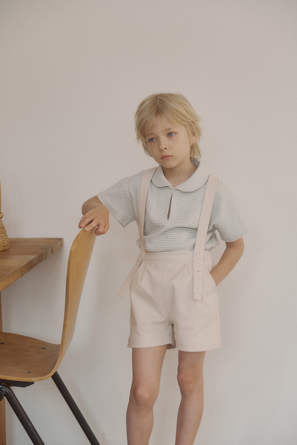 ［inné］Suspender short pants