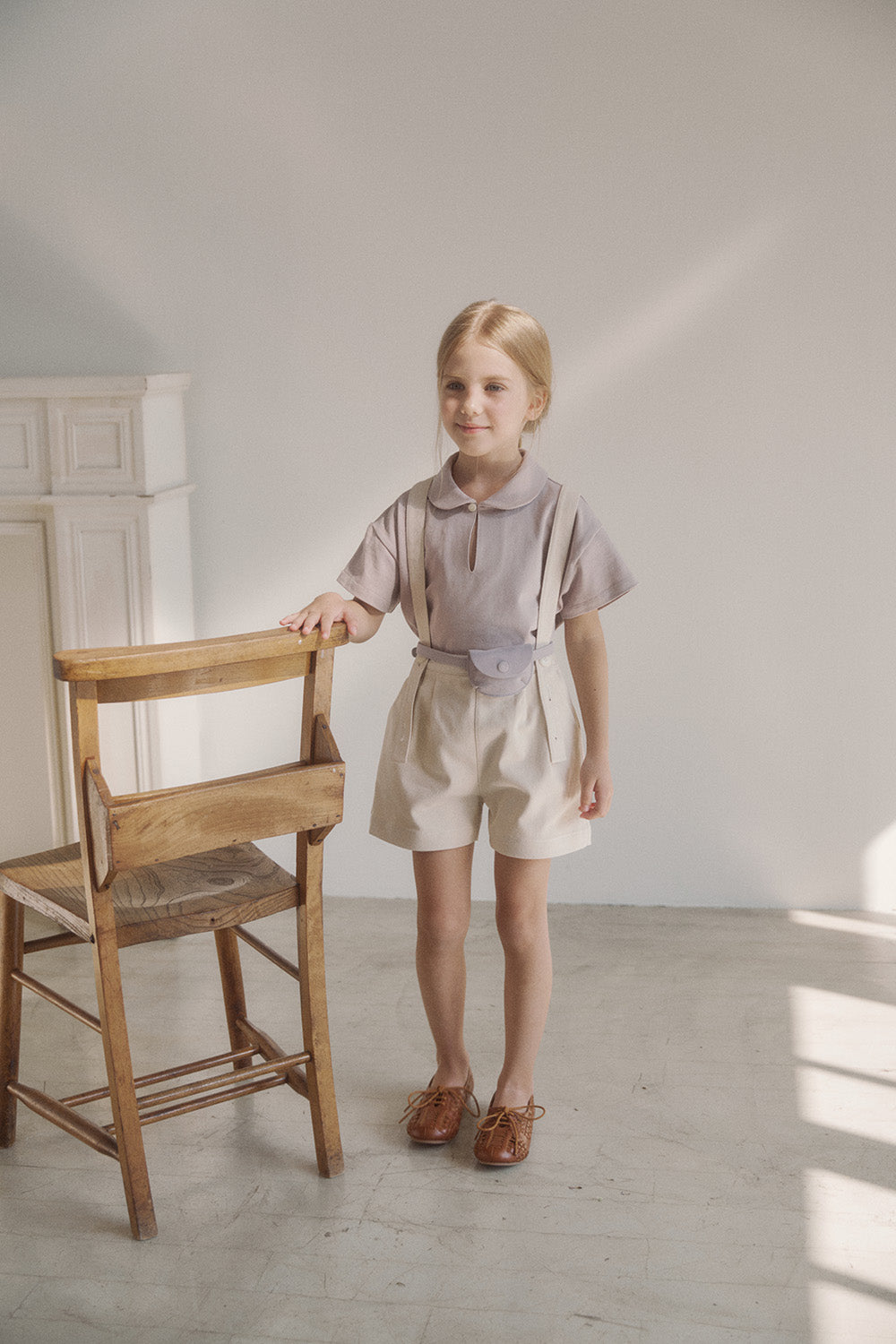 ［inné］Suspender short pants