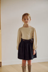 ［inné］Dahlia puff tee (light beige)