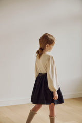 ［inné］Dahlia puff tee (light beige)
