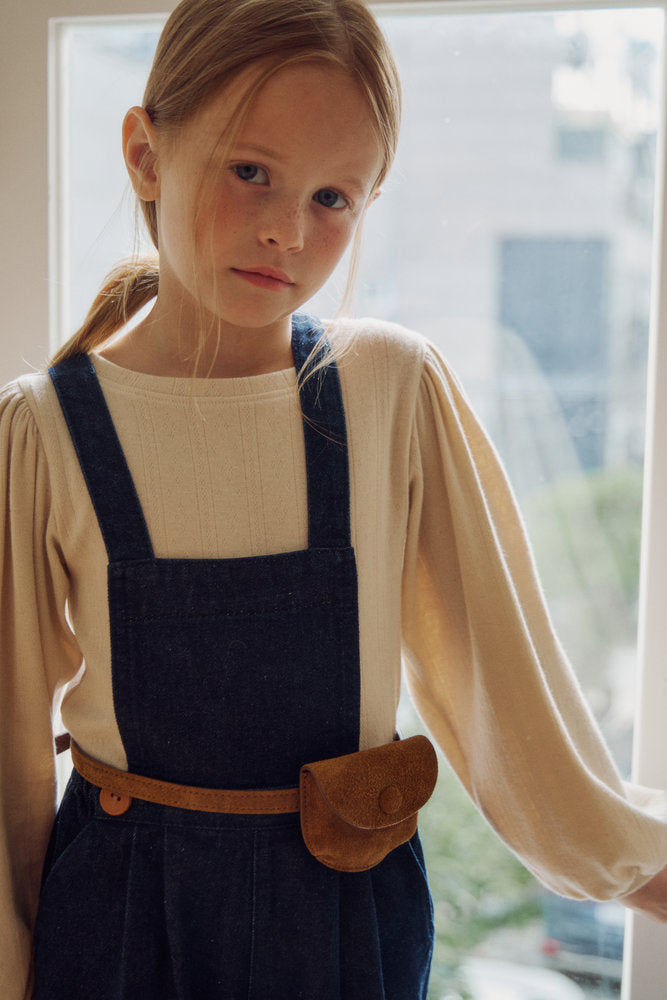 ［inné］Dahlia puff tee (light beige)