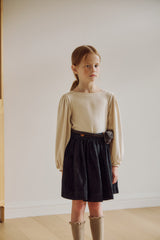 ［inné］Dahlia puff tee (light beige)