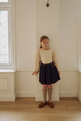 ［inné］Dahlia puff tee (light beige)