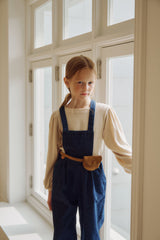 ［inné］Indigo denim overall