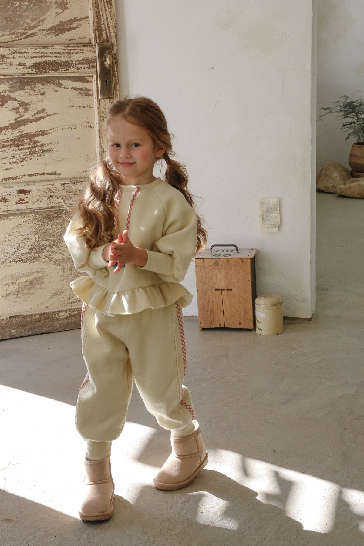[FLO] Olive sweat pants