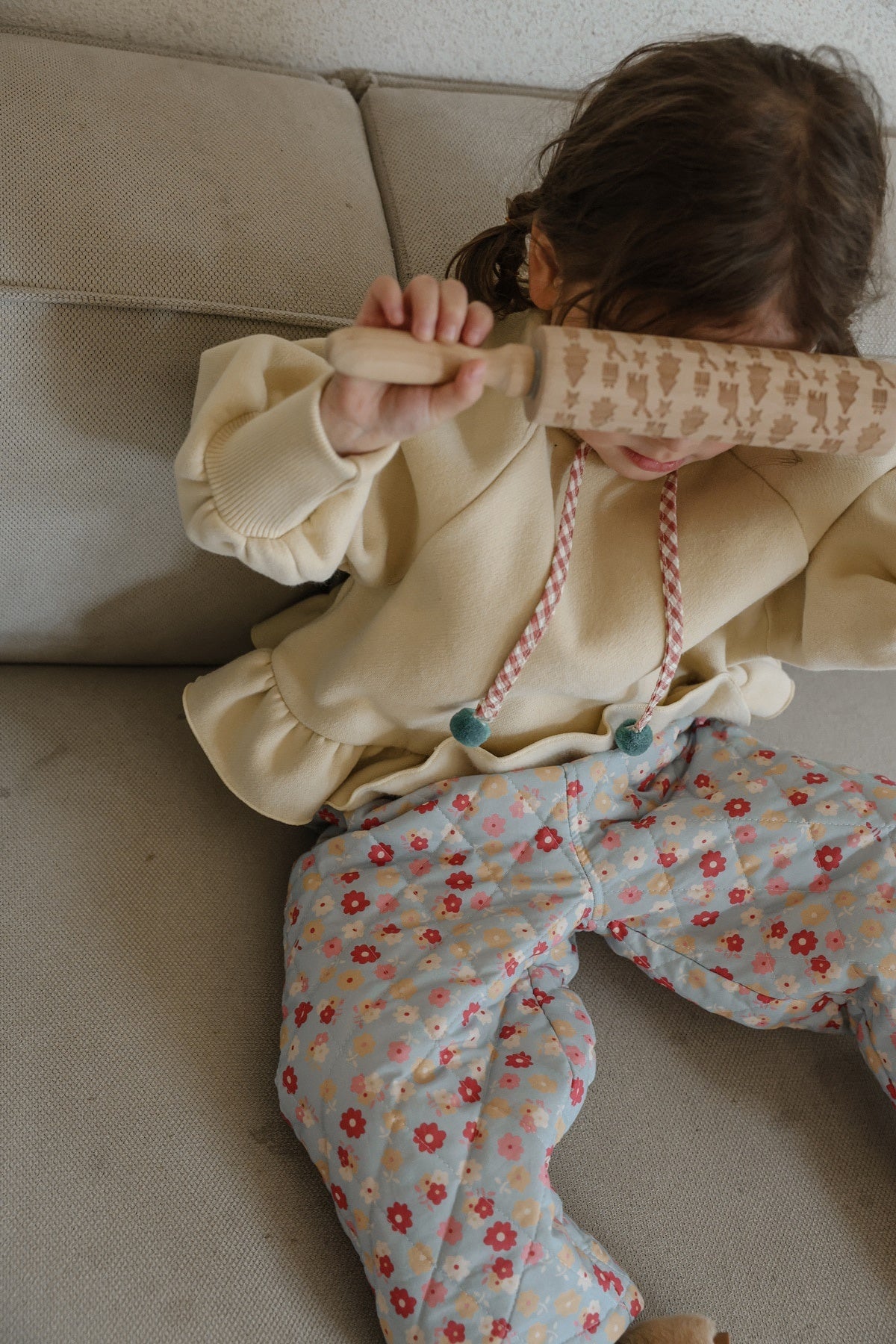 [FLO] Daisy quilting pants