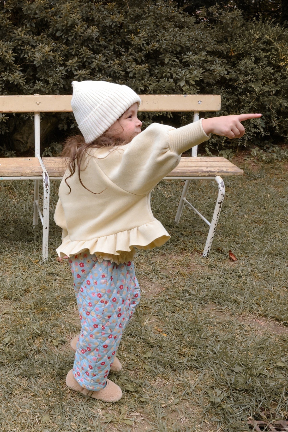[FLO] Daisy quilting pants