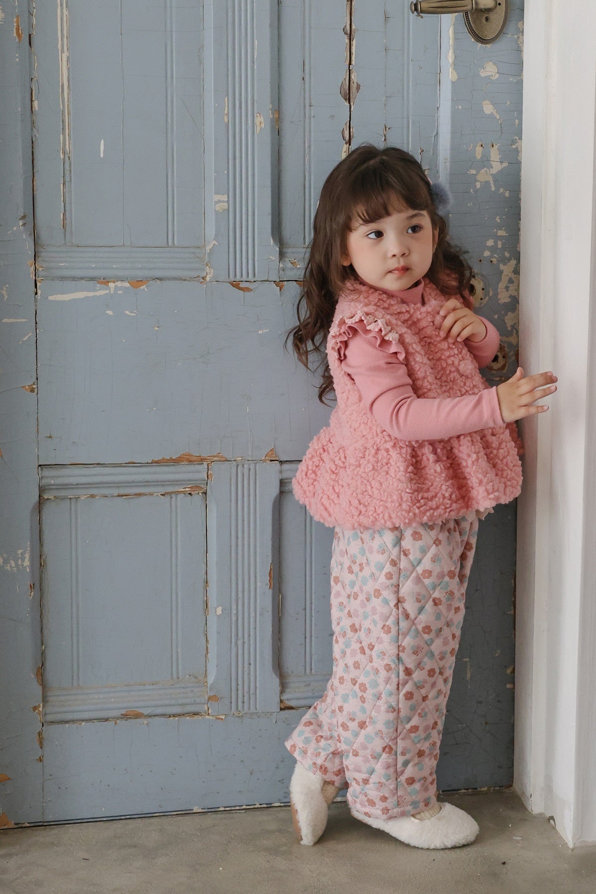 [FLO] Daisy quilting pants