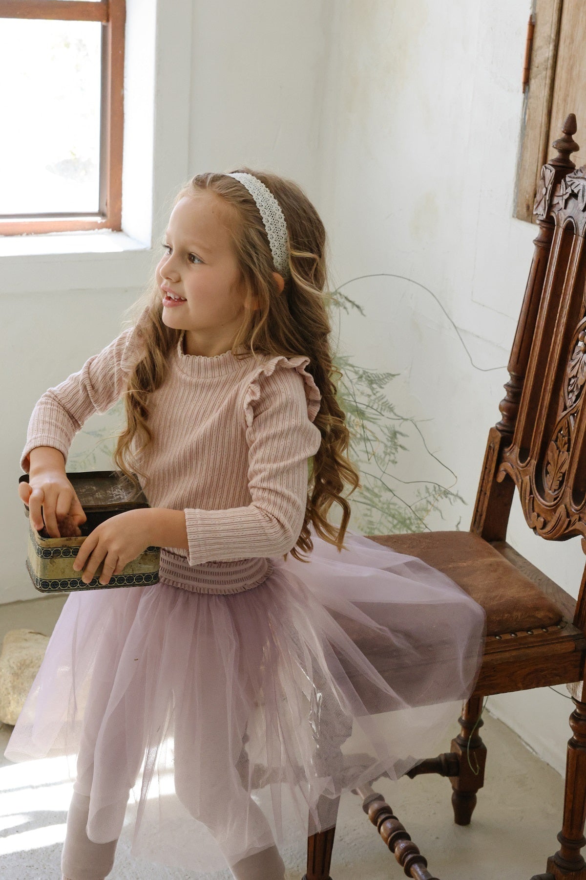 [FLO] Lemonde frill rib tops